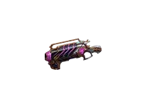 Silver Heart Magic Gun