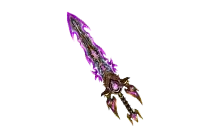 Silver Heart Magic Two-Handed Sword