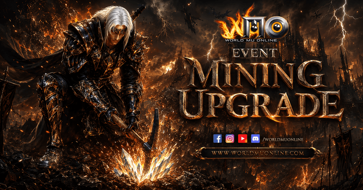 Evento de mineria - Mining Upgrade